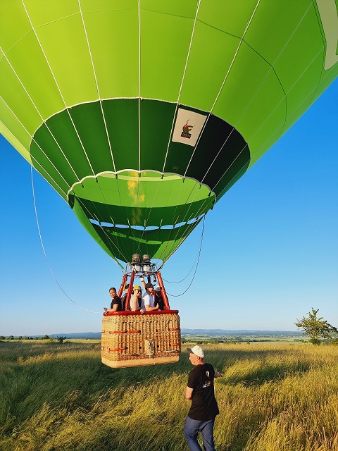 Ballonfahrt ber der Wetterau in kleiner Gruppe