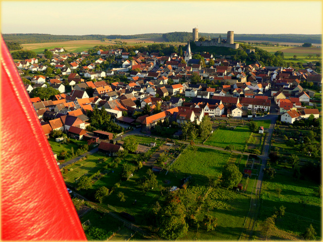 Das Wetterauer Tintenfass. Nicht weit von der Mnzenburg am Gambacher Kreuz befindet sich unser Hauptstartplatz